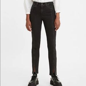 Levi’s Skinny Jeans High-Rise Faded Black